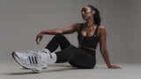 Woman recovering during a deload week between training phases.