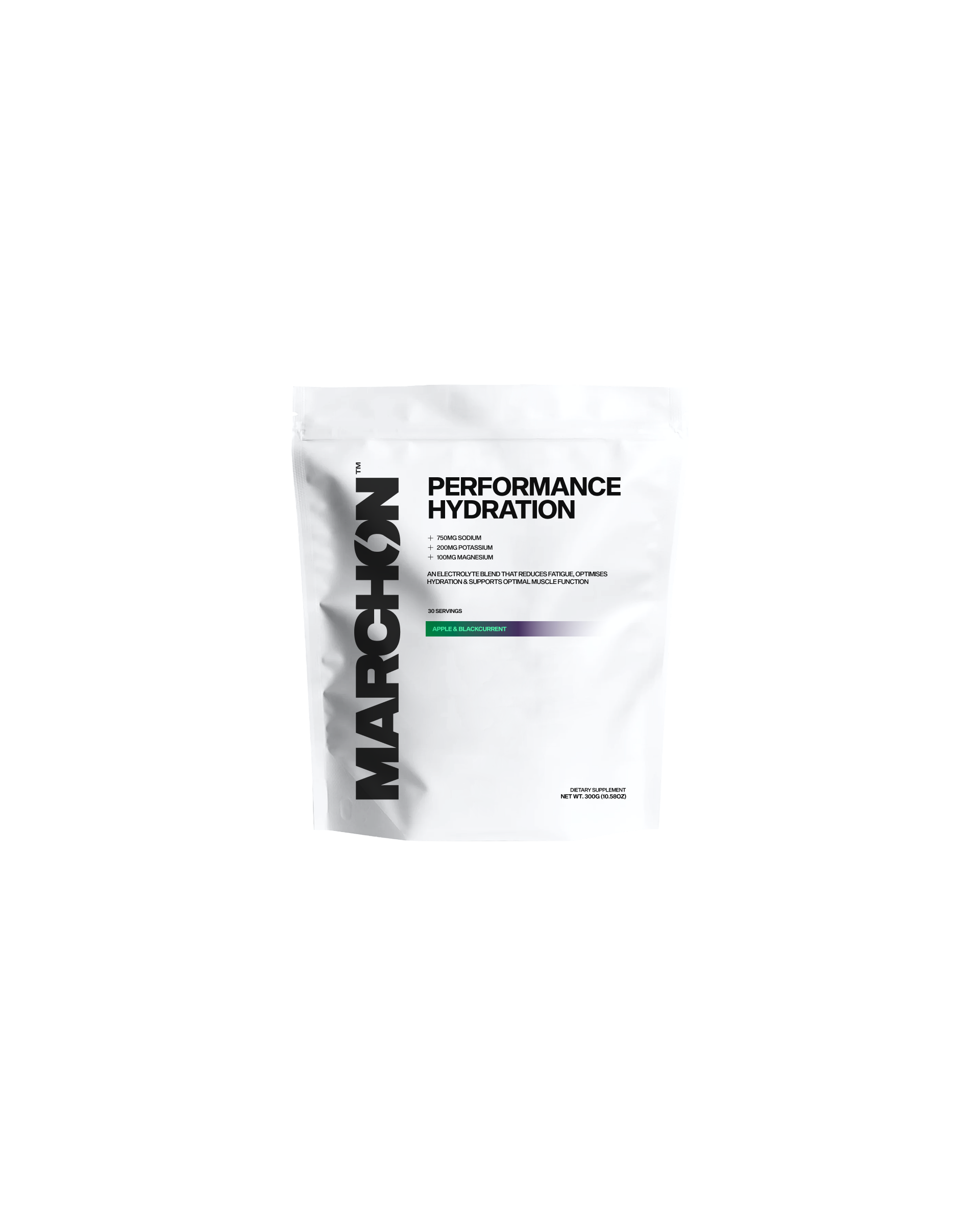 Performance Hydration Apple Blackcurrant electrolyte powder package