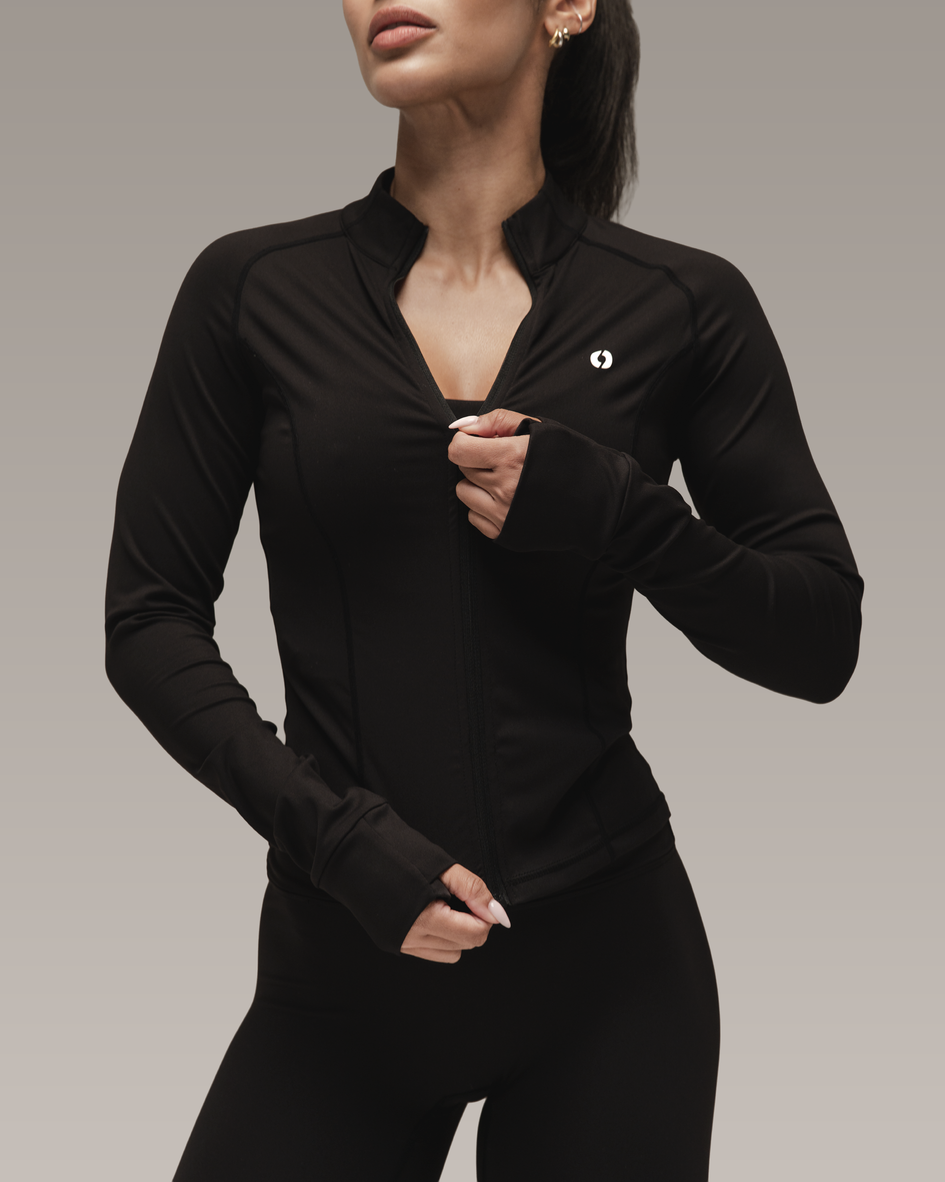 MARCHON Shape Zip Up Top