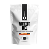 White packet of mango passionfruit workout fuel