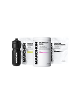 Collection of Marchon sports nutrition products which are Ollies Daily Workout Bundle