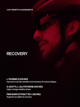 Pre-workout benefits from MARCHON outlining the ingredients which help with recovery